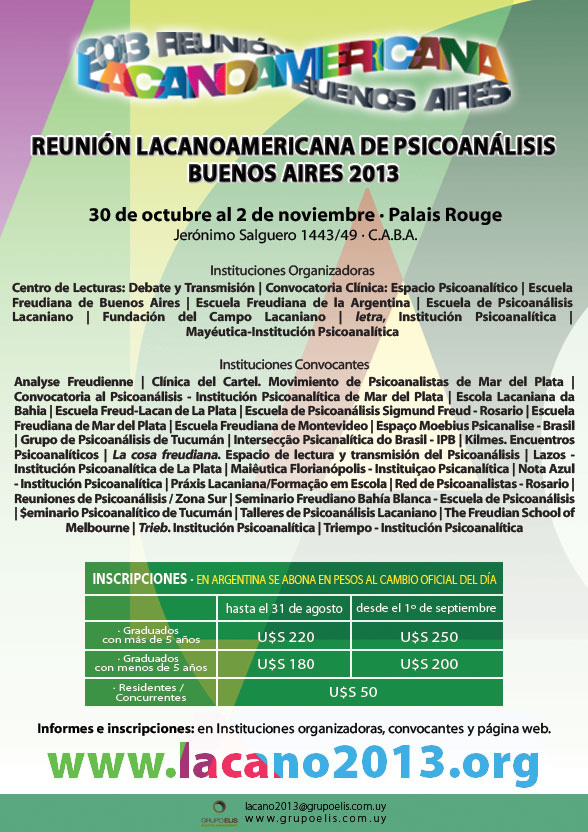 Reunión Lacanoamericana 2013